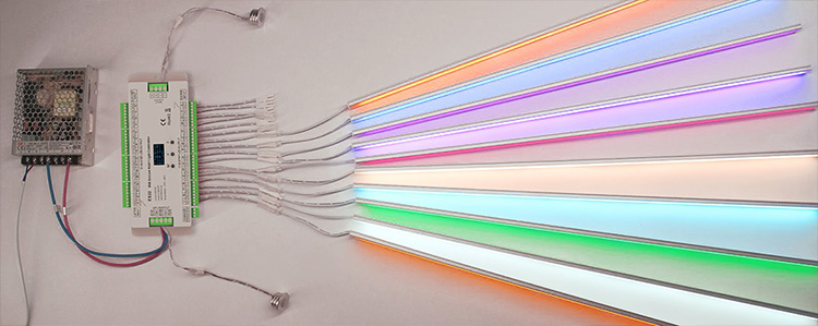 LED-Treppenleuchten-Set