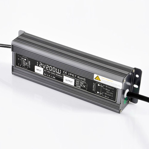200W16.7A DC12V Konstantspannung UL-gelistetes wasserdichtes IP67-Schalt-LED-Treiber-Transformator-Netzteil für den Außenbereich für LED-Lichtleisten 200W16.7A DC12V Konstantspannung UL-gelistetes wasserdichtes IP67-Schalt-LED-Treiber-Transformator-Netzteil für den Außenbereich für LED-Lichtleisten