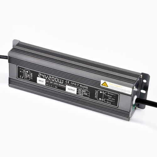 200W8.33A DC24V konstantní napětí venkovní vodotěsný IP67 spínaný LED driver transformátor napájení pro LED světelné pásy 200W8.33A DC24V konstantní napětí venkovní vodotěsný IP67 spínaný LED driver transformátor napájení pro LED světelné pásy