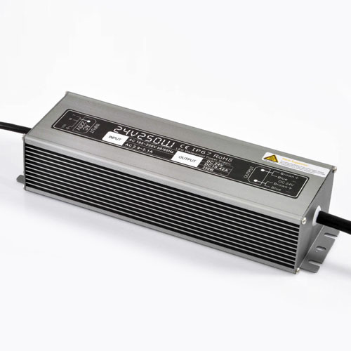 250W10.4A DC24V Konstantspannung Outdoor Wasserdicht IP67 Schalt-LED-Treiber-Transformator-Netzteil für LED-Lichtleisten 250W10.4A DC24V Konstantspannung Outdoor Wasserdicht IP67 Schalt-LED-Treiber-Transformator-Netzteil für LED-Lichtleisten