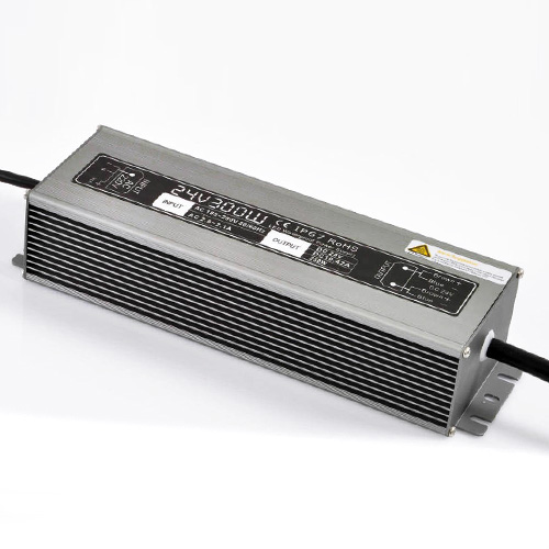 300W12.5A DC24V Konstantspannung Outdoor Wasserdicht IP67 Schalt-LED-Treiber-Transformator-Netzteil für LED-Lichtleisten