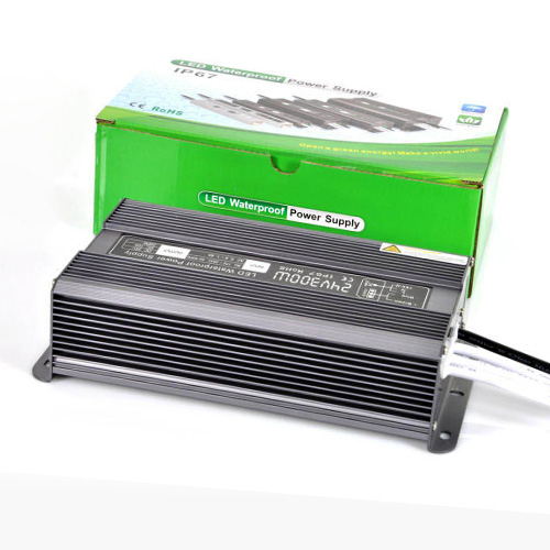 300W12.5A DC24V Konstantspannung Outdoor Wasserdicht IP67 Schalt-LED-Treiber-Transformator-Netzteil für LED-Lichtleisten
