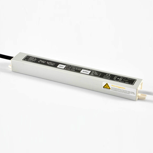 40W1.65A DC24V Konstantspannung Outdoor Wasserdicht IP67 Schalt-LED-Treiber-Transformator-Netzteil für LED-Lichtleisten