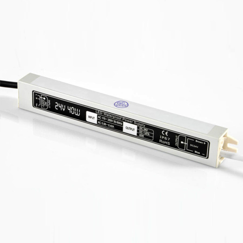 40W1.65A DC24V konstantní napětí venkovní vodotěsný IP67 spínaný LED driver transformátor napájení pro LED světelné pásy 40W1.65A DC24V konstantní napětí venkovní vodotěsný IP67 spínaný LED driver transformátor napájení pro LED světelné pásy