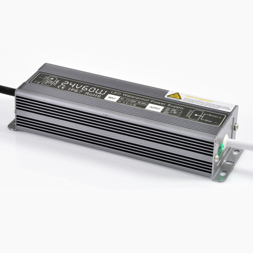 60W2.5A DC24V Konstantspannung Outdoor Wasserdicht IP67 Schalt-LED-Treiber-Transformator-Netzteil für LED-Lichtleisten