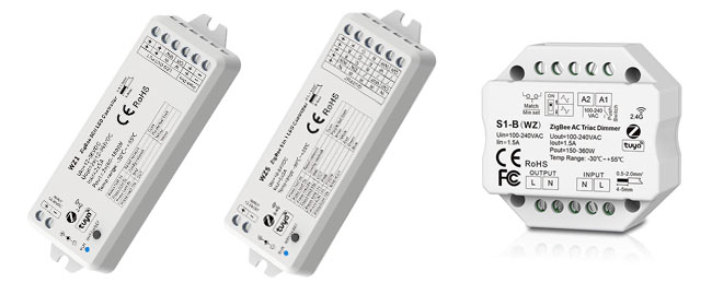 RF & Tuya Zigbee LED Dimmers And Controllers