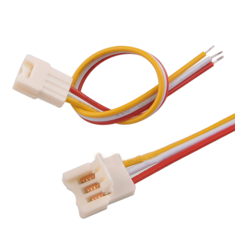 10 mm breiter, lötfreier, schneller Single-End-Stecker, weiße Schnalle, PCB zum Controller, 3-polig, 15 cm lang, für zweifarbige oder adressierbare LED-Streifen