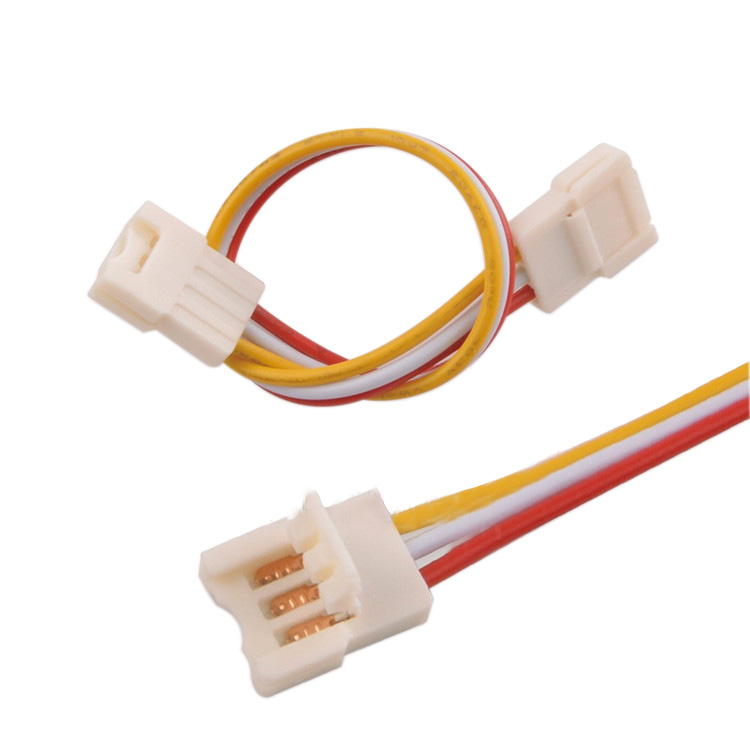 10mm široký bezpájecí rychlý dvoukoncový konektor s bílou sponou PCB na PCB 3kolíkový 15 cm dlouhý pro dvoubarevné nebo adresovatelné LED pásky