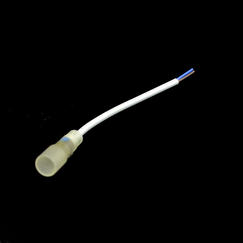 360stupňový kulatý 16mm vysokonapěťový koncový rychlý konektor pro LED neonové pásky