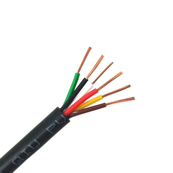 6kolíkový 20/22AWG RGB+CCT bílý vodotěsný napájecí kabel 3.28 ft/1 m 6kolíkový 20/22AWG RGB+CCT bílý vodotěsný napájecí kabel 3.28 ft/1 m