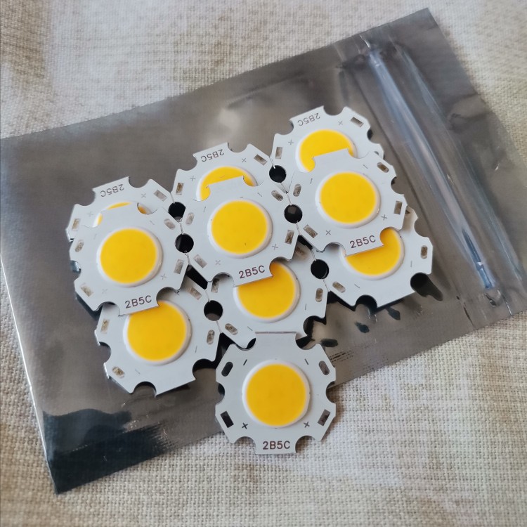 3W/5W/7W/10W COB LED Chip, 10pcs, DC9-32V 13mm/28mm LED Chip For Floodlight