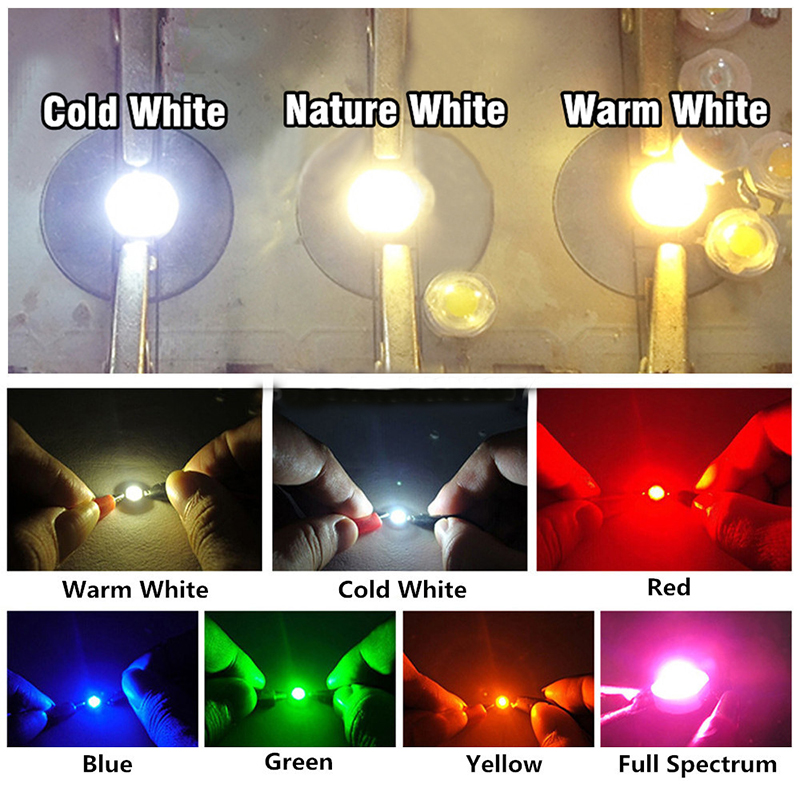 1W/3W LED Patch, 10ks, COB LED Chip DIY LED světlo 1W/3W LED Patch, 10ks, COB LED Chip DIY LED světlo