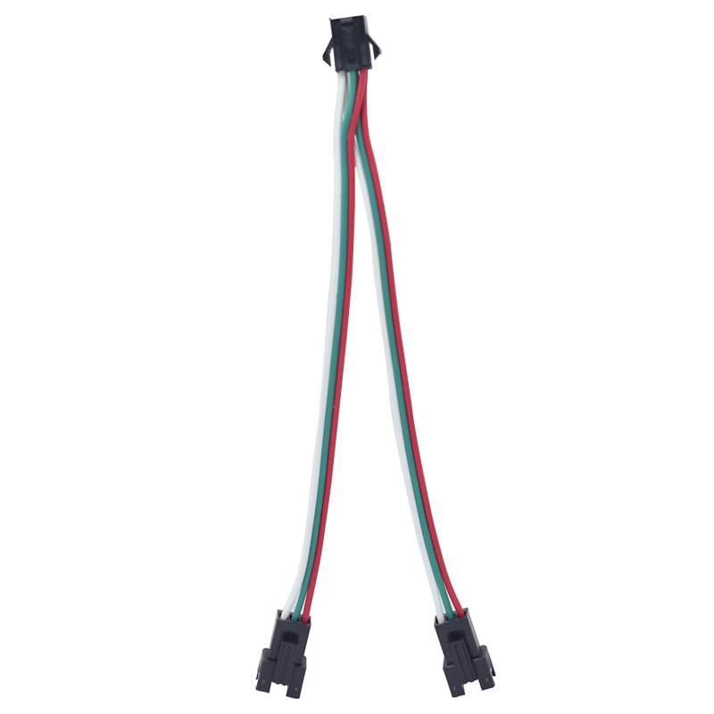3-PIN/4-PIN 1 až 2 signálový rozbočovač, JST samice na 2 samec pro WS2811 WS2812B WS2813 WS2815 Adresovatelná LED pásková světla RGB 3-PIN/4-PIN 1 až 2 signálový rozbočovač, JST samice na 2 samec pro WS2811 WS2812B WS2813 WS2815 Adresovatelná LED pásková světla RGB