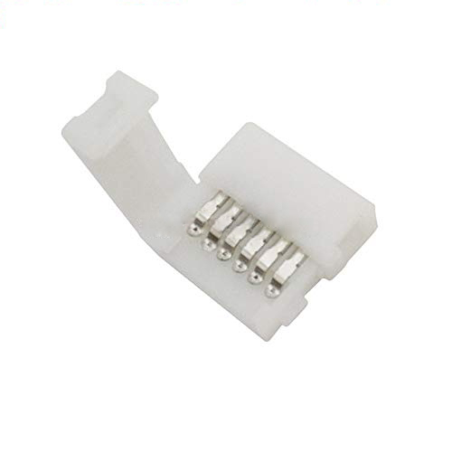 12mm 6PIN 6pinový RGB+CCT Bezpájecí konektor Snadný konektor pro RGB CCT LED pásek 6pinový konektor
