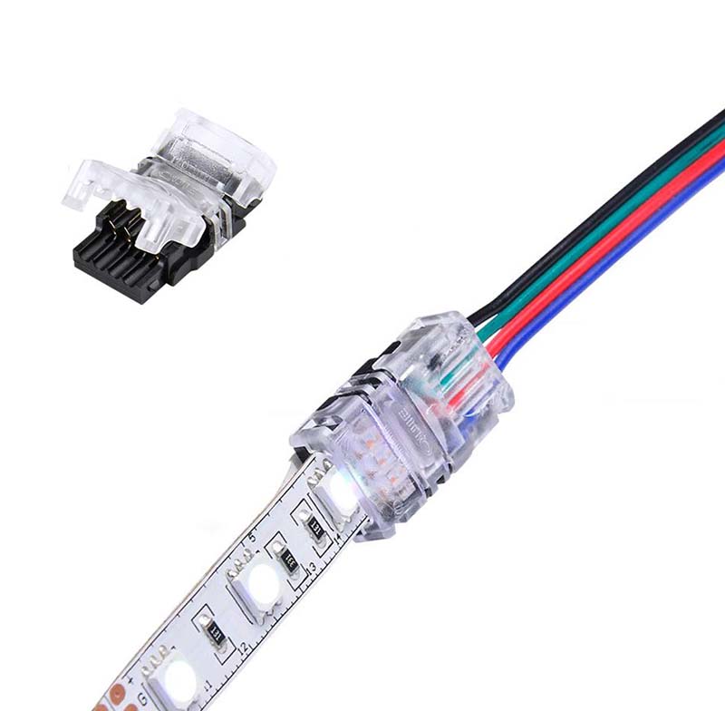 Extension Kit connector passenger car lights 4mm wide 4 x LED lighting strips 