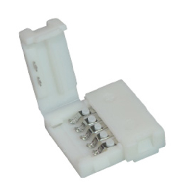 5kolíkový 12MM RGBW 5050 LED světelný pásek Bezpájecí konektorový adaptér pro 5050SMD nevodotěsný RGBW LED pásek