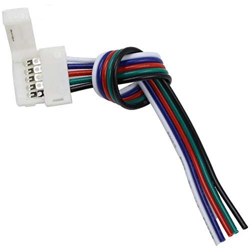 12mm 5kolíkový kabel RGBW konektoru pro SMD 5050 RGBW LED pásek bez pájení 12mm 5kolíkový kabel RGBW konektoru pro SMD 5050 RGBW LED pásek bez pájení