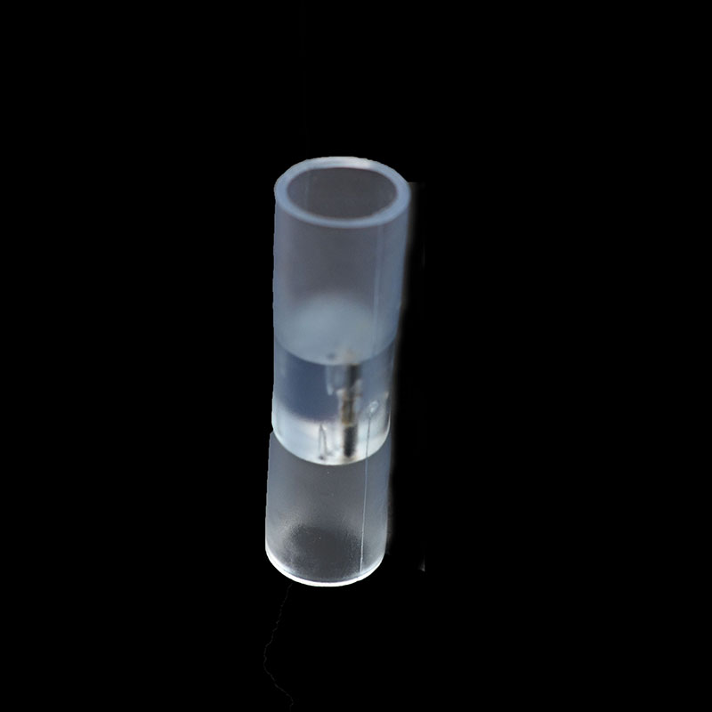 Runde 16-mm-Hochspannungs-Bifurkations-Schnellsteckverbinder in gerader Form mit 2 Kupfer-2-Pins für LED-Neonstreifenleuchten