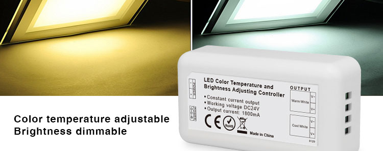 RGB+CCT-LED-Flächenleuchte