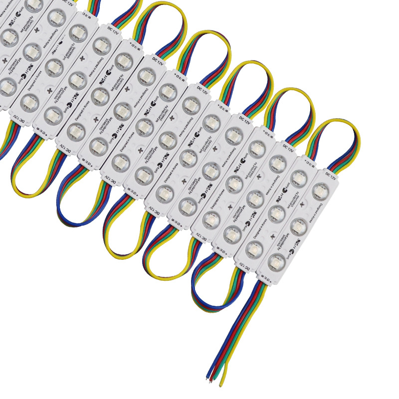 12V 0.72Watt 3 SMD5050 Super jasné LED diody Čtvercový znak konstantního proudu Lineární změna barvy RGB/RGBW LED modul Řetězová světla pro osvětlení kanálových písmen 12V 0.72Watt 3 SMD5050 Super jasné LED diody Čtvercový znak konstantního proudu Lineární změna barvy RGB/RGBW LED modul Řetězová světla pro osvětlení kanálových písmen