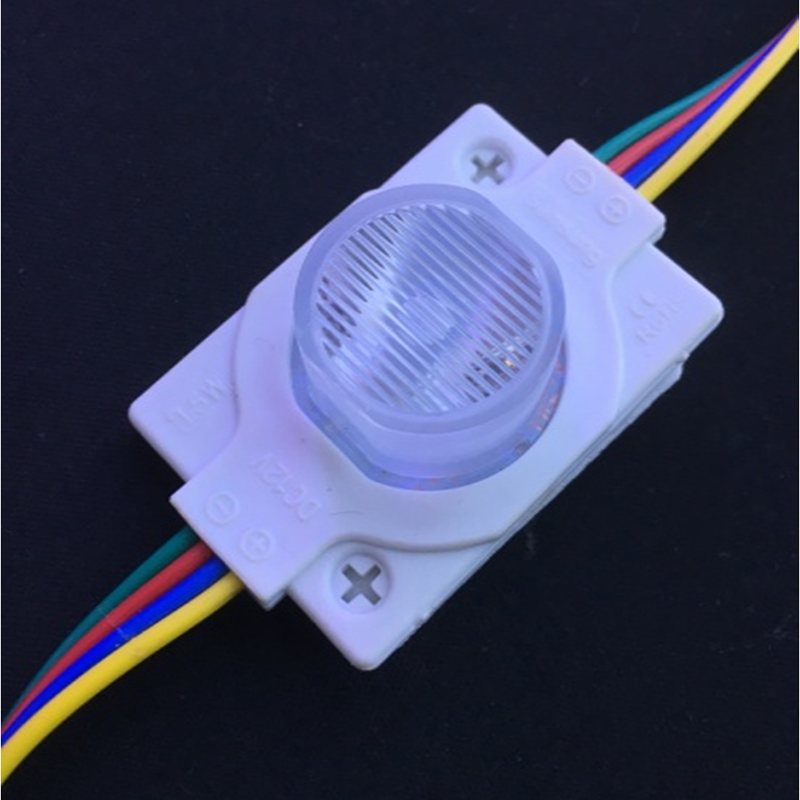 DC12V 1.5W RGB Farbwechsel 48*32mm SMD3030 Hoher CRI 90 Superhelle lineare Schildermodule, Farbwechselmodul-Lichterketten, 20 Stück/Kette