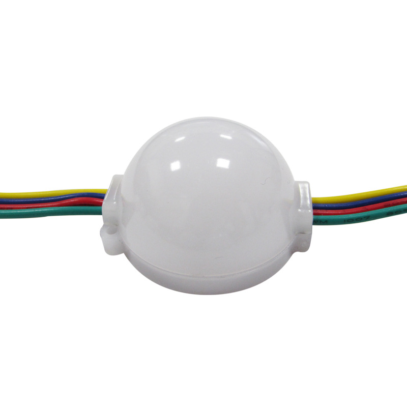 DC12V 0.72W 36*40mm Color Changing RGB Module String Lights, 20Pcs/String For LED Sign Lighting