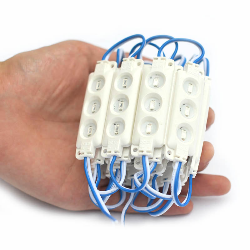 12Volt 1.5Watt 3 SMD5730 Superhelle LEDs Quadratisches Konstantstromschild Lineare einfarbige wasserdichte LED-Modul-Lichterkette für Kanalbuchstabenbeleuchtung