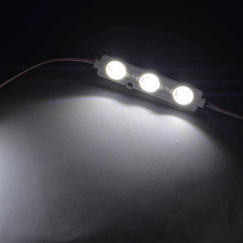 12V LED Module 20pcs 3 LEDs Super Bright String Light with Lens