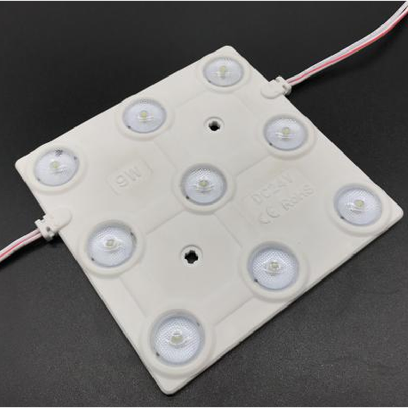 DC12/24V 9W 7 barev Volitelné 105*105mm SMD2835 High CRI 90 Super Bright Linear Sign Modules, Jednobarevné voděodolné LED moduly IP65 Řetězová světla, 20ks/řetězec DC12/24V 9W 7 barev Volitelné 105*105mm SMD2835 High CRI 90 Super Bright Linear Sign Modules, Jednobarevné voděodolné LED moduly IP65 Řetězová světla, 20ks/řetězec