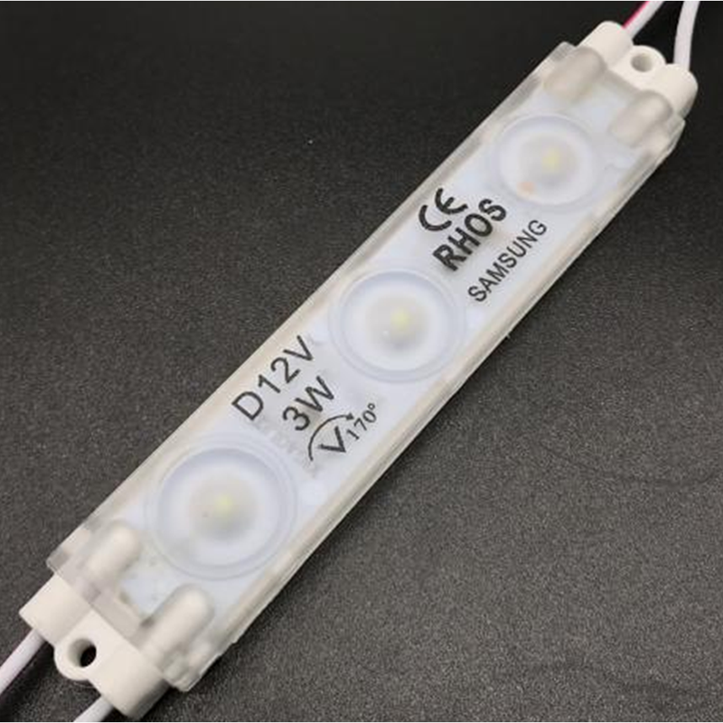 DC12V 3W 7 Colors Optional 108*21mm SMD2835 High CRI 90 Super Bright Linear Sign Modules, Single Color Waterproof IP65 LED Module String Lights, 20Pcs/String