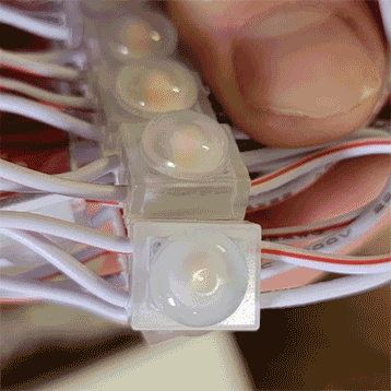 DC12V 10x10mm 1 Chip Lens LED Mini Module String Lights, 50Pcs DC12V 10x10mm 1 Chip Lens LED Mini Module String Lights, 50Pcs