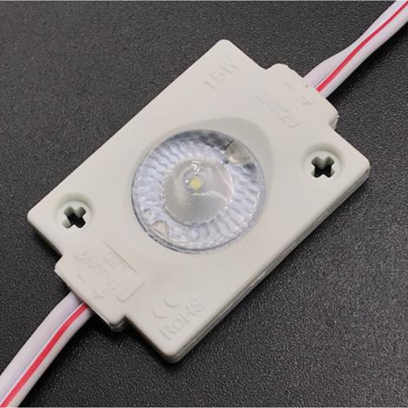 DC12V 1.5W 7 Colors Optional 35*25mm SMD3030 High CRI 90 Super Bright Linear Sign Modules, Single Color Waterproof IP65 LED Module String Lights, 20Pcs/String