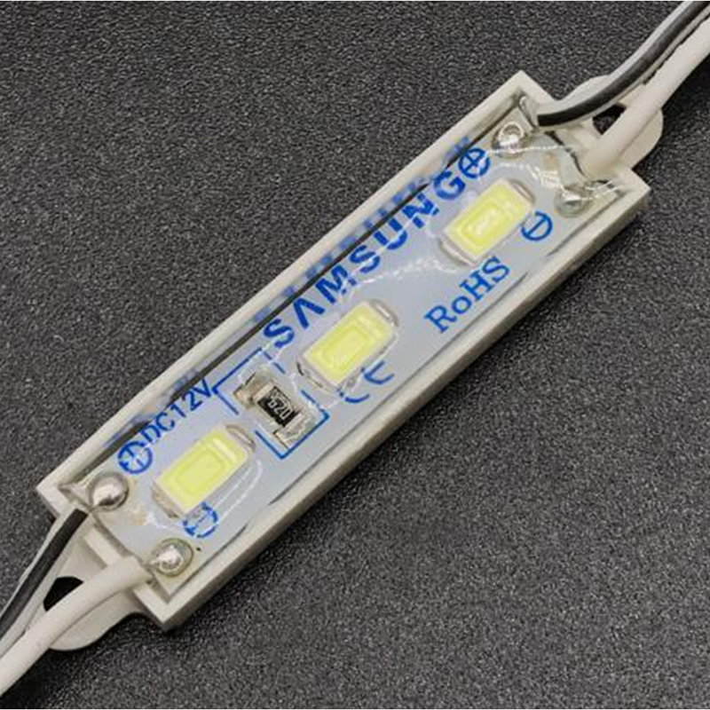 DC12V 0.72W 7 Colors Optional 36*09mm SMD5630 High CRI 90 Super Bright Linear Sign Modules, Single Color Waterproof IP65 LED Module String Lights, 20Pcs/String