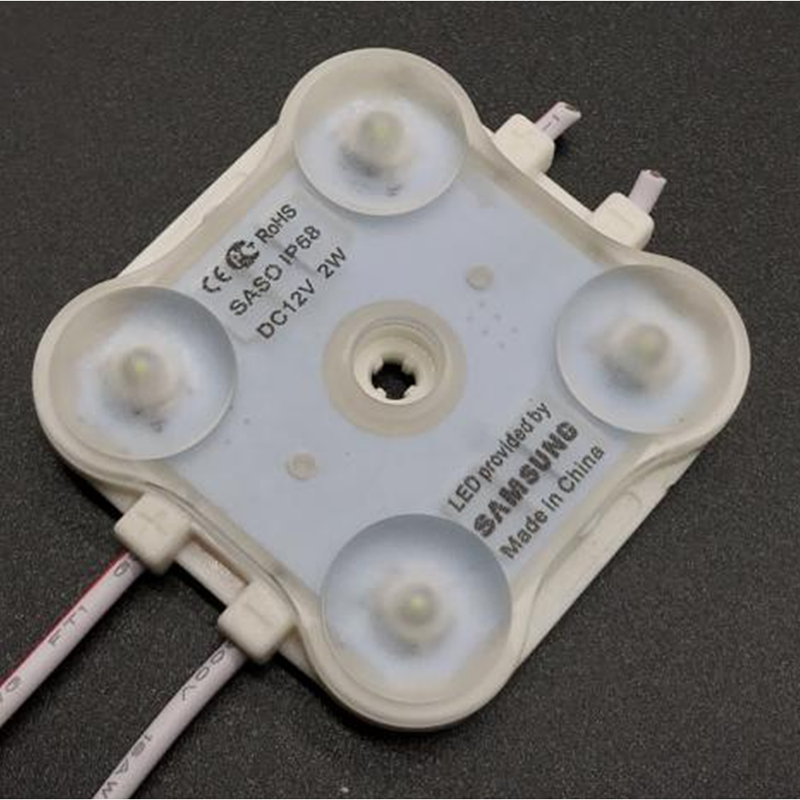 DC12V 2W 4 LED lamp beads 7 Colors Optional 45*42mm SMD2835 High CRI 90 Super Bright Linear Sign Modules, Single Color Waterproof IP67 LED Module String Lights, 20Pcs/String DC12V 2W 4 LED lamp beads 7 Colors Optional 45*42mm SMD2835 High CRI 90 Super Bright Linear Sign Modules, Single Color Waterproof IP67 LED Module String Lights, 20Pcs/String