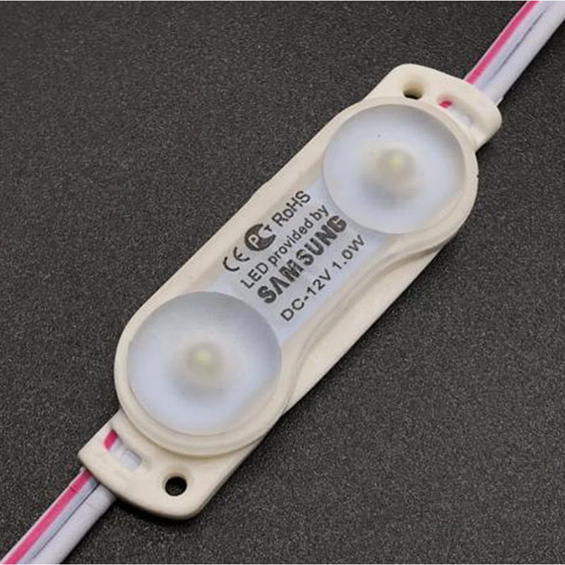 DC12V 1W 2 LED lamp beads 7 Colors Optional 53*16mm SMD2835 High CRI 90 Super Bright Linear Sign Modules, Single Color Waterproof IP67 LED Module String Lights, 20Pcs/String DC12V 1W 2 LED lamp beads 7 Colors Optional 53*16mm SMD2835 High CRI 90 Super Bright Linear Sign Modules, Single Color Waterproof IP67 LED Module String Lights, 20Pcs/String