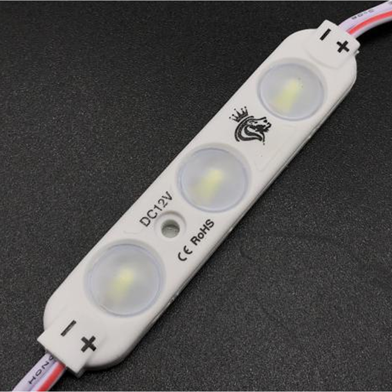 DC12V 1.5W 7 barev Volitelné 75*15mm SMD5630 High CRI 90 Super Bright Lineární Sign Moduly, Jednobarevné Vodotěsné IP65 LED Modul Řetězová světla, 20ks/řetězec