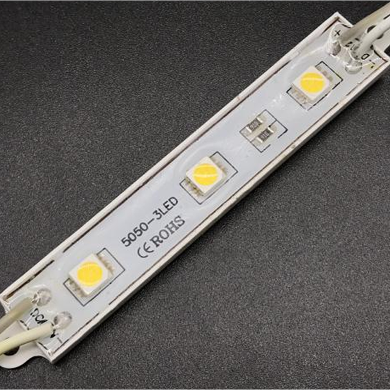 DC12V 0.72W 7 Colors Optional 75*12mm SMD5050 High CRI 90 Super Bright Linear Sign Modules, Single Color Waterproof IP65 LED Module String Lights, 20Pcs/String