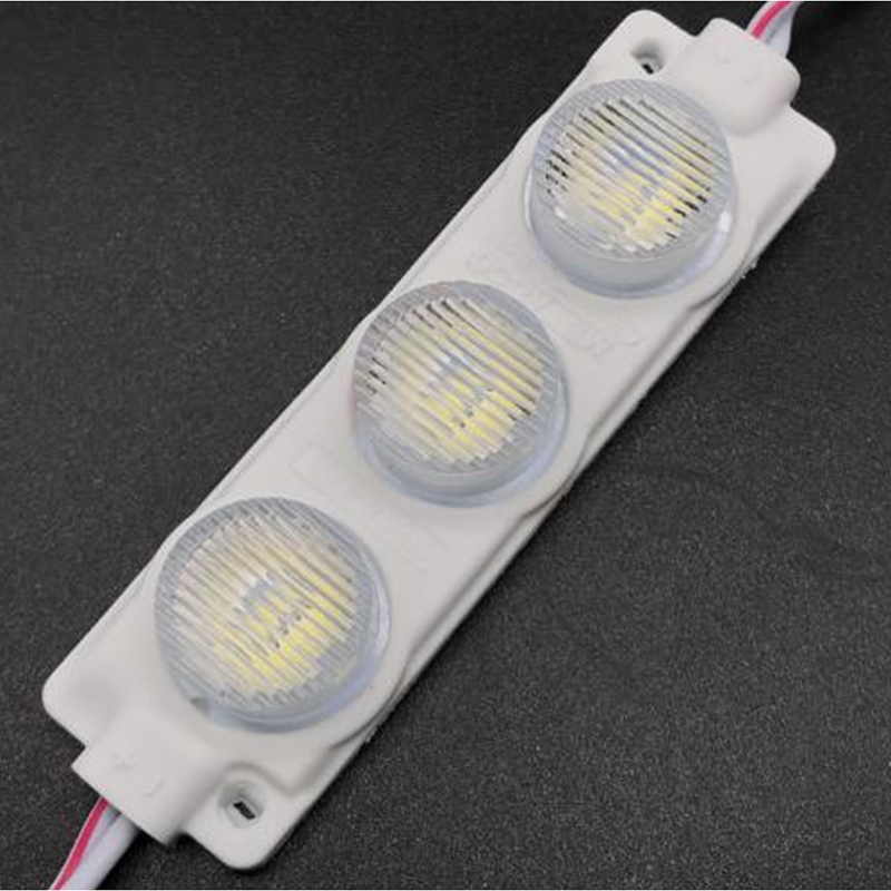 DC12V AC110/220V Optional 3W 7 Colors Optional 75*20mm SMD3030 High CRI 90 Super Bright Linear Sign Modules, Single Color Waterproof IP65 LED Module String Lights, 20Pcs/String