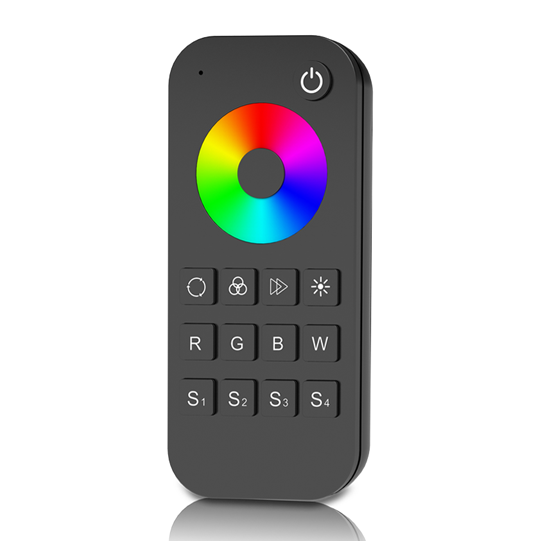 1 zónový RF 2.4G LED RGB dálkový ovladač RT4 Pro RGB nebo RGBW LED ovladač