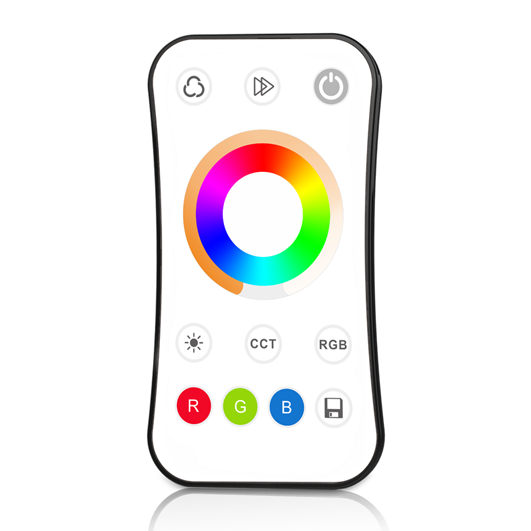 1 zónový RF 2.4G LED RGB+CCT dálkový ovladač R17 pro RGB+CCT LED ovladač