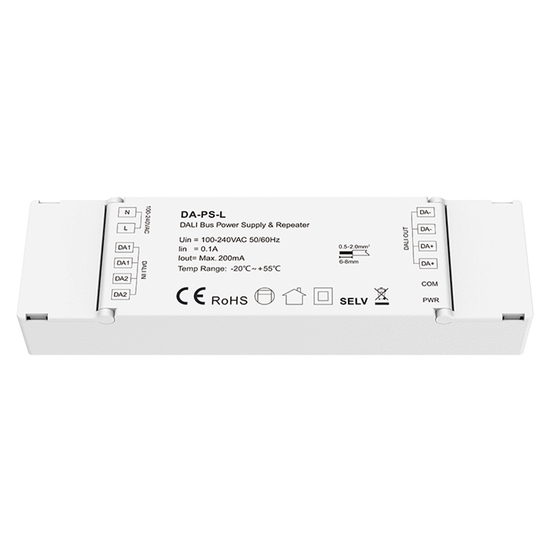 100 až 240 VAC DALI LED napájecí zdroj a opakovač DA-PS-L 100 až 240 VAC DALI LED napájecí zdroj a opakovač DA-PS-L