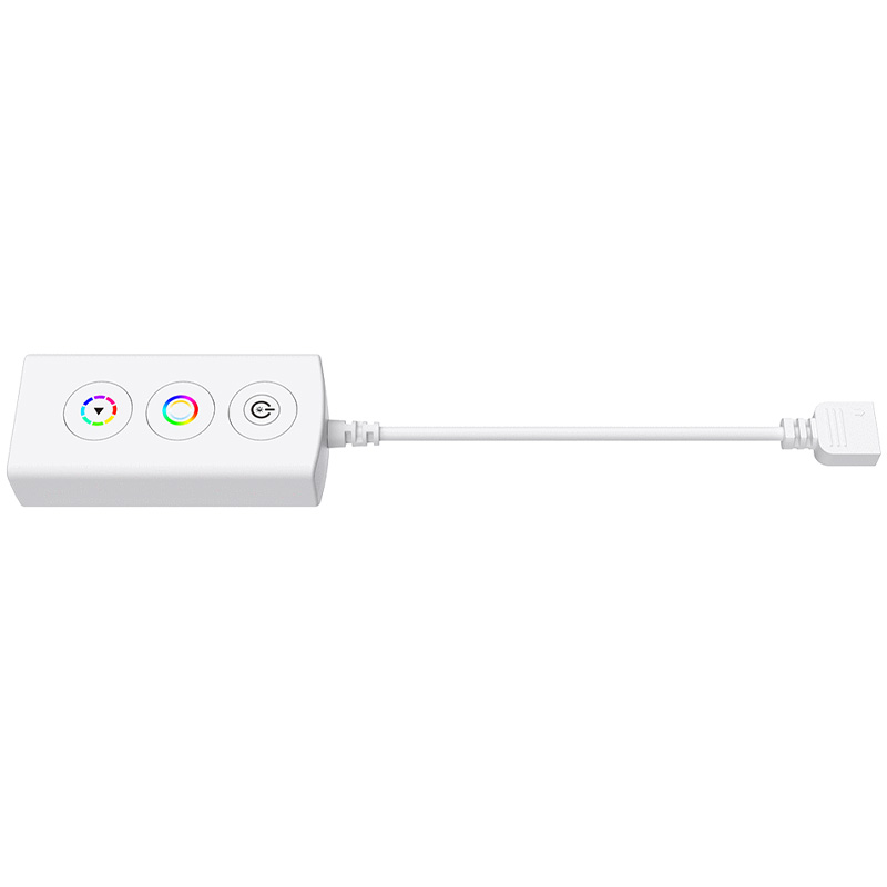 3 tlačítko 5 až 24 V DC Tuya WiFi RGB CCT LED ovladač VD5 (WT)