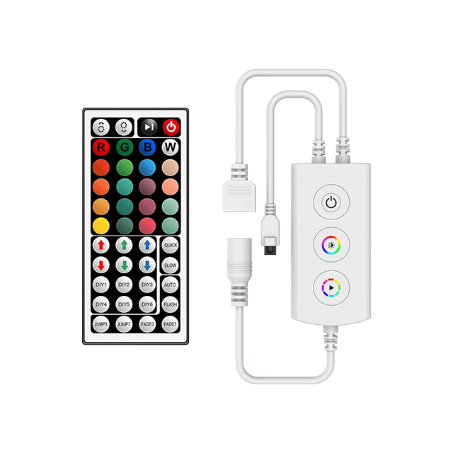 3 tlačítka IR Tuya RGB LED ovladač F3-D(WT) 3 tlačítka IR Tuya RGB LED ovladač F3-D(WT)