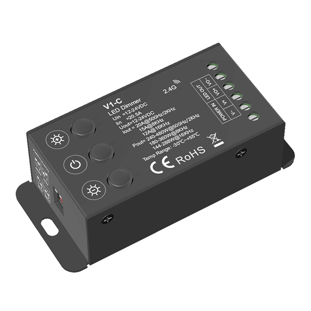 3 Buttons RF Wireless LED Light Dimmer Controller V1-C