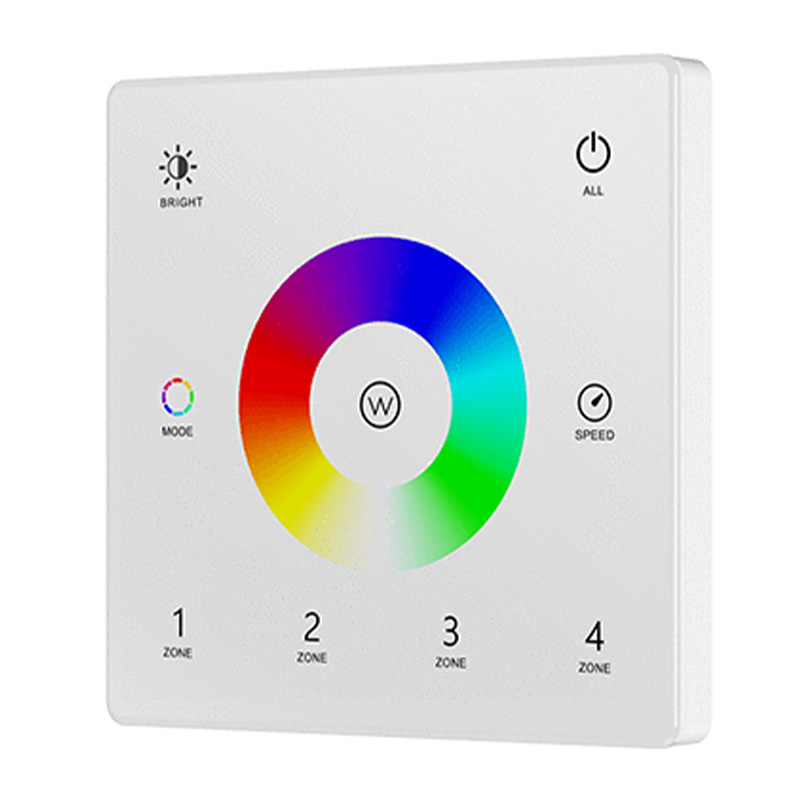 4 Zone Constant Voltage RGB LED Touch Panel RF Remote TW4-4 4 Zone Constant Voltage RGB LED Touch Panel RF Remote TW4-4