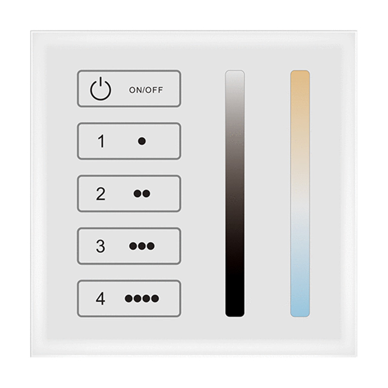 4 Zones LED CCT Wall Light Panels DALI Master for Home TL4-2D 4 Zones LED CCT Wall Light Panels DALI Master for Home TL4-2D