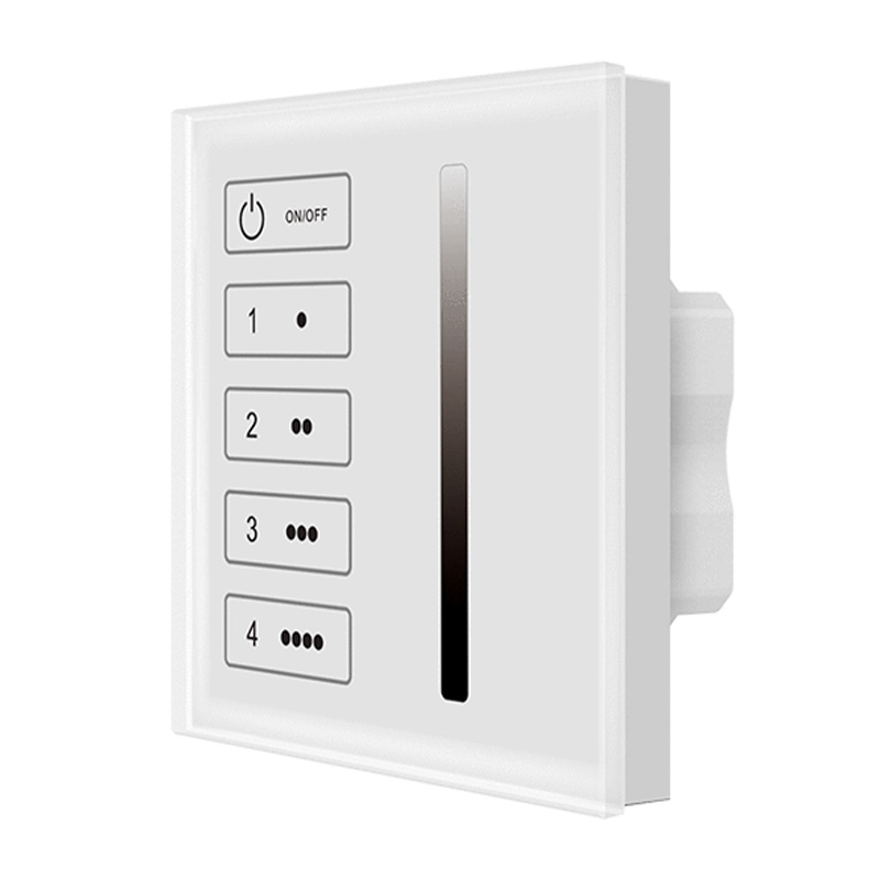 4zónový LED ovladač Dotykový panel DALI Master TL4-1D 4zónový LED ovladač Dotykový panel DALI Master TL4-1D