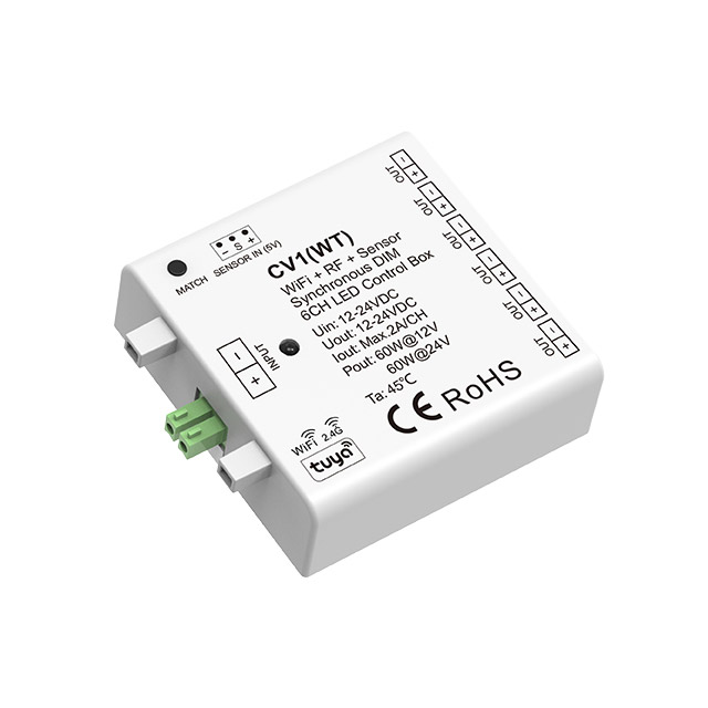 CV1(WT) 6CH WiFi RF Sensor Synchronous LED Shelf Lighting Dimmer