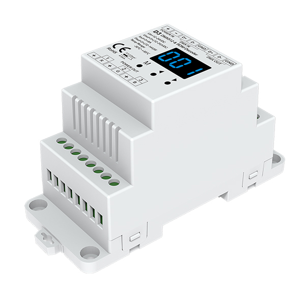 DC12-24V 3CH*6A 12-24VDC CV DMX Decoder D3