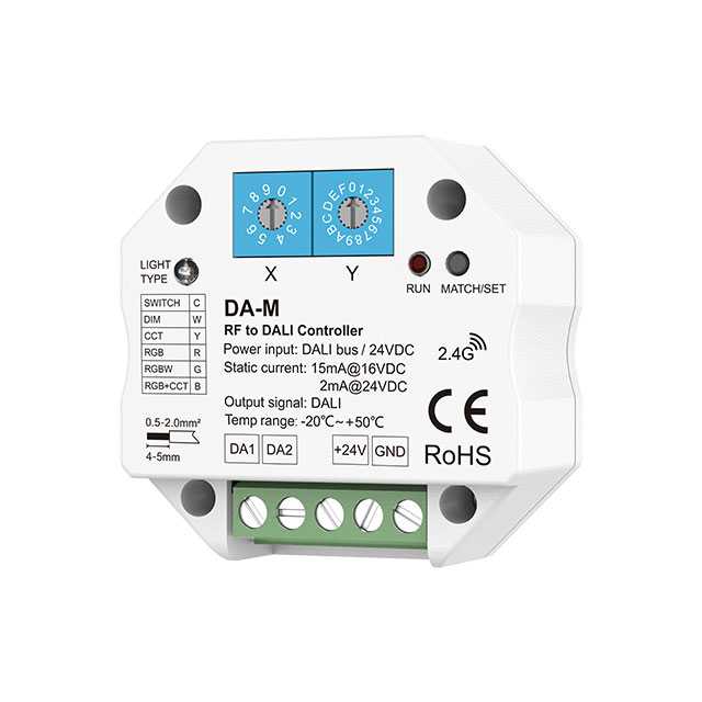 DA-M RF Remote DALI Lighting Controller Master Wireless Module DA-M RF Remote DALI Lighting Controller Master Wireless Module